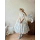 Miss Point Point Garden Embroidered 6-Tier Skirt(Reservation/3 Colours/Full Payment Without Shipping)